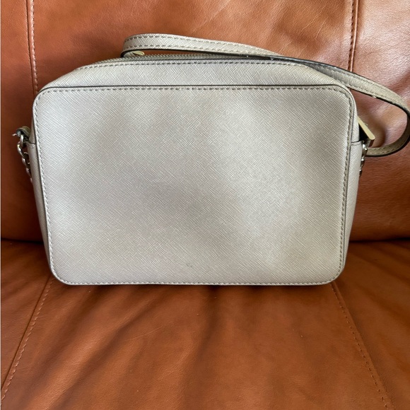 Michael Kors Grey Studded Leather Cross Body - Picture 2 of 2